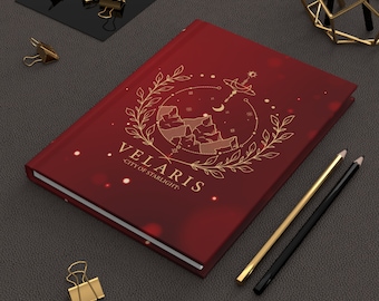 Velaris Journal, Gift for Acotar Fans, Stylish Velaris Notebook, City of Starlight, Acotar Themed Writing Journal,