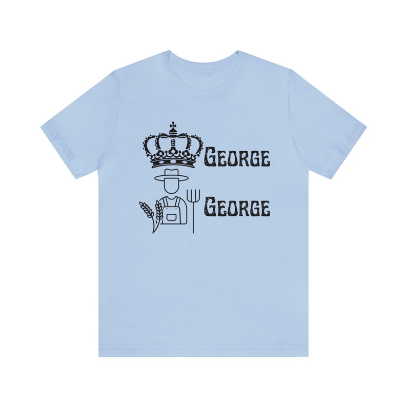 King George Farmer George Shirt, Bridgerton Fan Shirt, Queen Charlotte: A Bridgerton Story Tshirt, Netflix Trending, Funny Shirt image 5