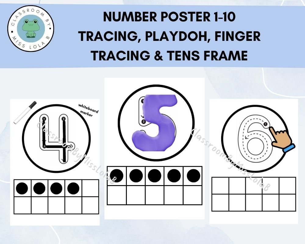 number-worksheets-1-10-tracing-make-it-finger-tracing-tens-frame-counting-kindergarten-foundation-etsy for Touch Math Numbers 1 9 Printable Free Number Worksheets 1-10, Tracing, Make It, Finger Tracing, Tens Frame, Counting, Kindergarten, Foundation - Etsy for Touch Math Numbers 1 9 Printable Free