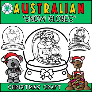 Australian Christmas &#39;Snow Globe&#39; - Summer Christmas Theme