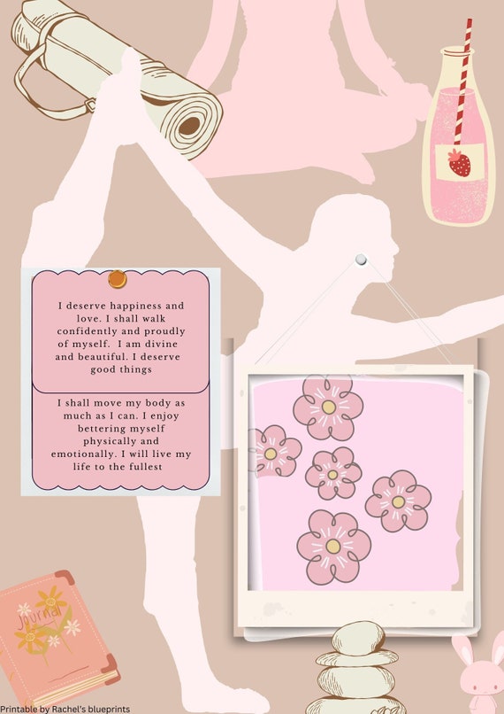 Pink Pilates Princess Mood Board 