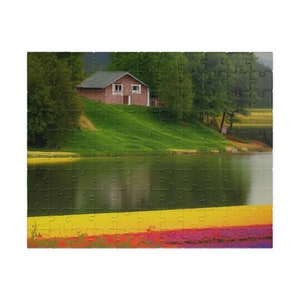 House by the Lake Jigsaw Puzzle image 1