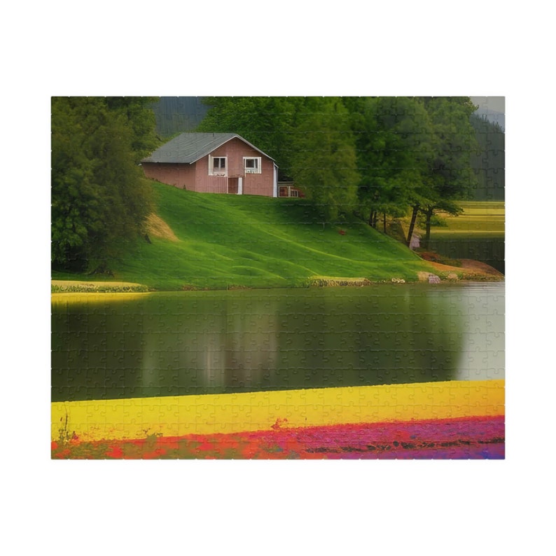 House by the Lake Jigsaw Puzzle image 9