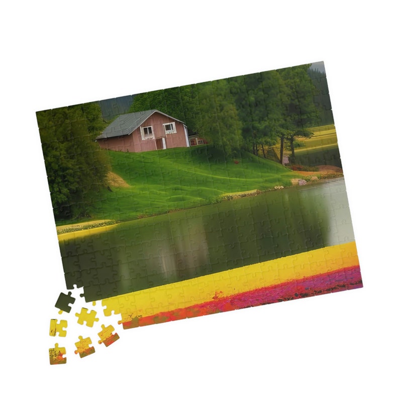 House by the Lake Jigsaw Puzzle image 7