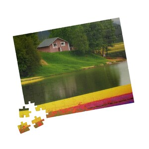 House by the Lake Jigsaw Puzzle image 3