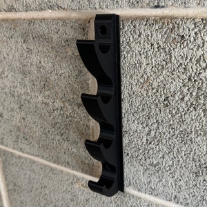 3D Printed Fishing Rod Wall Rack