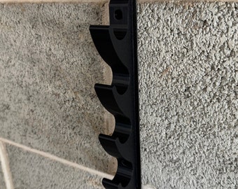 3D Printed Fishing Rod Wall Rack
