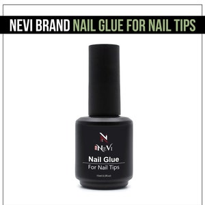 NEVI USA Starker Nagelkleber 15 ml: Professioneller Klebstoff für Acrylnägel, Press-On-Nägel und Nagelspitzen, lang anhaltende, einfache Anwendung