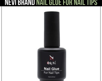 NEVI USA Starker Nagelkleber 15 ml: Professioneller Klebstoff für Acrylnägel, Press-On-Nägel und Nagelspitzen, lang anhaltende, einfache Anwendung
