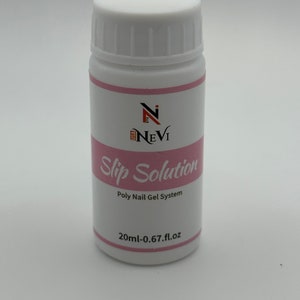 Slip Solution NeVi 0.67oz-20ml, Poly Nail Gel System