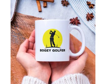 Bogey Golfer Coffee Mug, Golf Gift, Golf Mug, Funny Golf Gifts for Men, Husband, Boyfriend, Golfing Gifts, Gift for Golfers, Funny Mug
