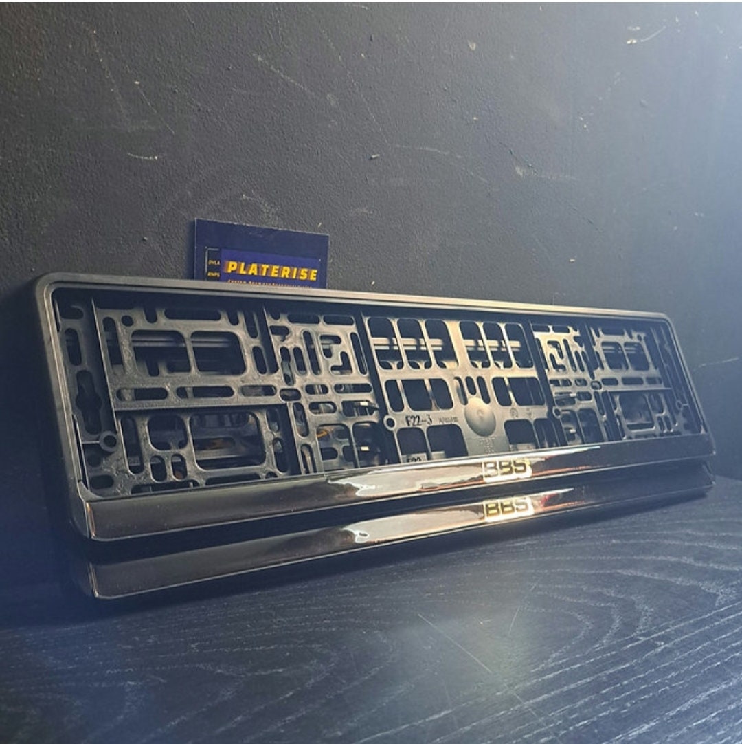 BBS Number Plate Holders Surrounds Frames X2 Set/pair of Etsy