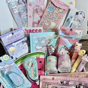 Kawaii Mystery Scoop Box: Pastel Stationery & Hair Accessories Gift