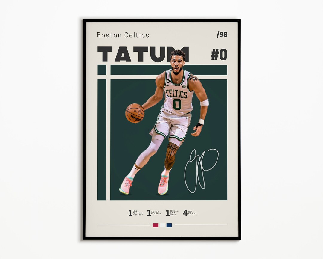 jayson tatum poster lebron