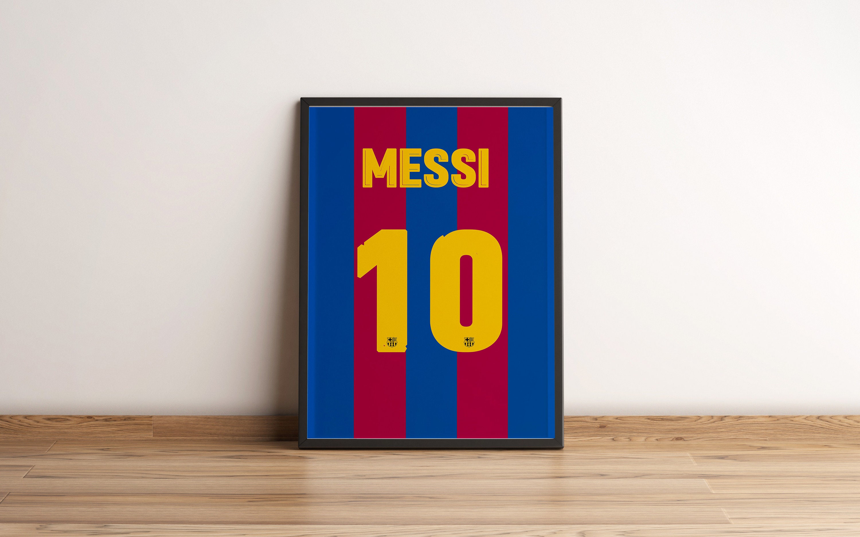 Lionel Messi Poster Lionel Messi Jersey Poster Messi Wall - Etsy