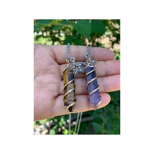 Crystal Charm Necklace,Crystal Star Necklace, Crystal Wrap Necklace,Star Necklace,Star Pendant