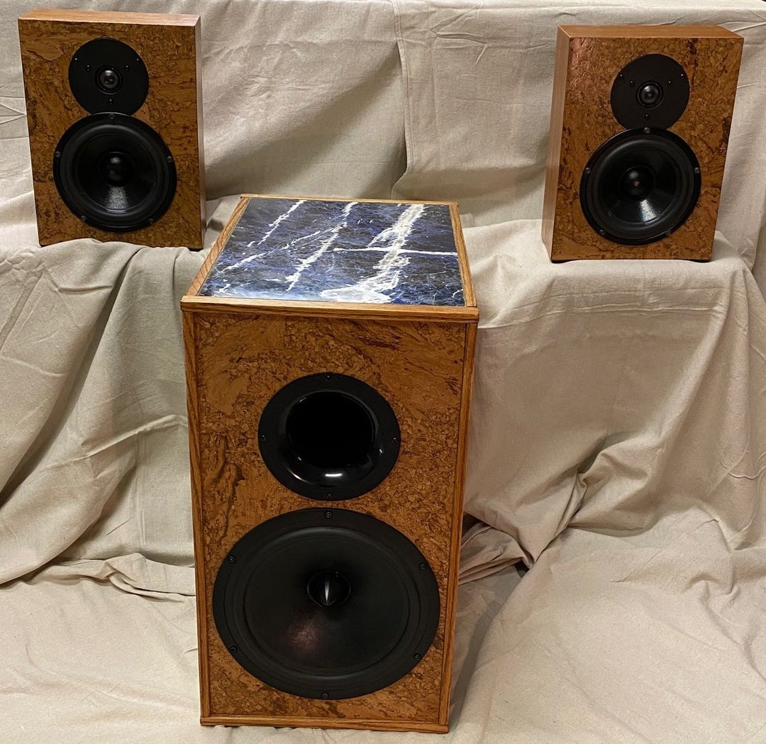 2.1 Speaker System Subwoofer Monitors Passive Granite & Cork Dayton