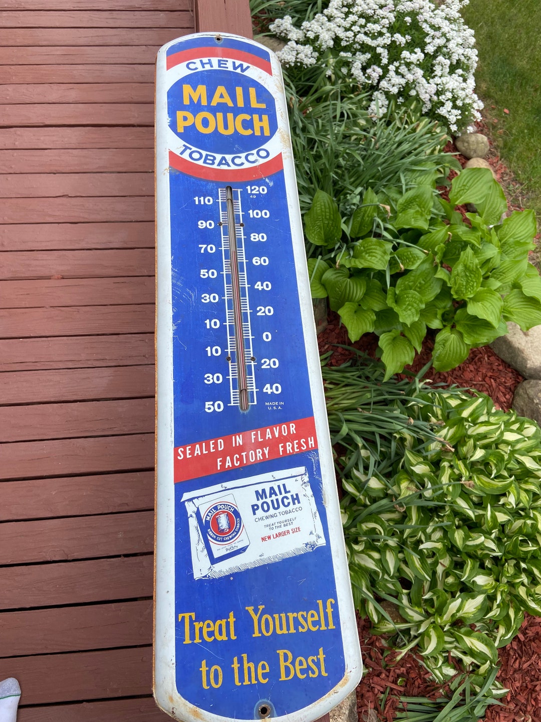 Mail Pouch Thermometer Etsy