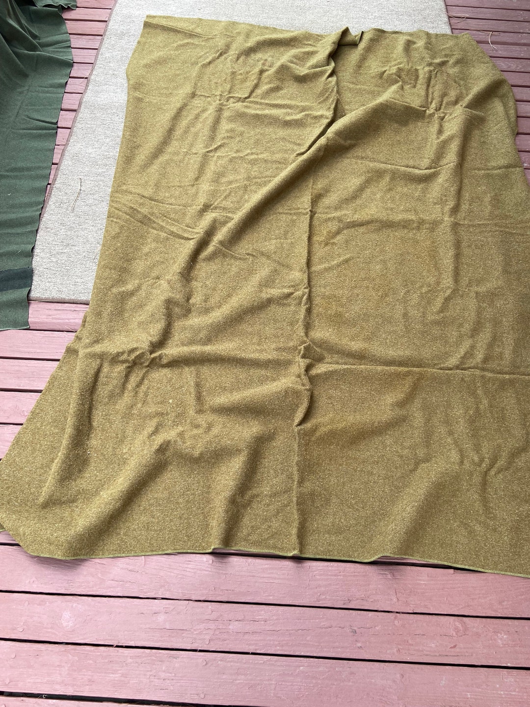 World War II U.S. Army Wool Blanket 1944 Etsy