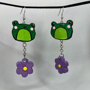 Frog Clay Earrings