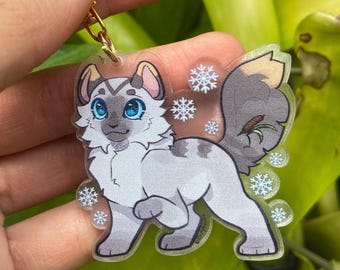 Ashfur Warrior Cats-inspired Shaker Keychain - Etsy