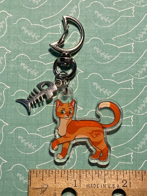 Jayfeather Warrior Cats Keyring Charm