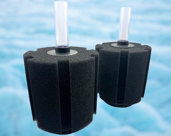 Bio Sponge Filter - X-Large Aquarium Sponge Filter - Filter for fish tank - shrimp filter - fry filter - fish tank filter - breeding  2 pack