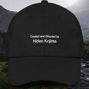 Created and Directed by Hideo Kojima - Embroidered Dad Hat / Baseball Cap