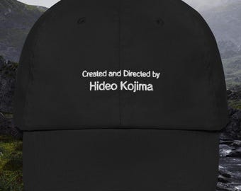 Created and Directed by Hideo Kojima - Embroidered Dad Hat / Baseball Cap