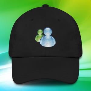 Frutiger Aero - Embroidered Dad Hat / Baseball Cap + Beanie - 2000s Y2K Aesthetic