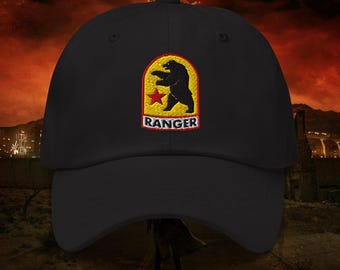 New California Republic (NCR) Ranger / Sniper - Baseball Cap / Dad Cap - Professionally Machine Embroidered