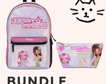 Dress to Impress Bundle - School Bag and Pencil Case, roblox, DTI