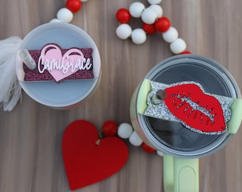 Valentine’s Stanley Cup Topper Kiss Tumbler Topper