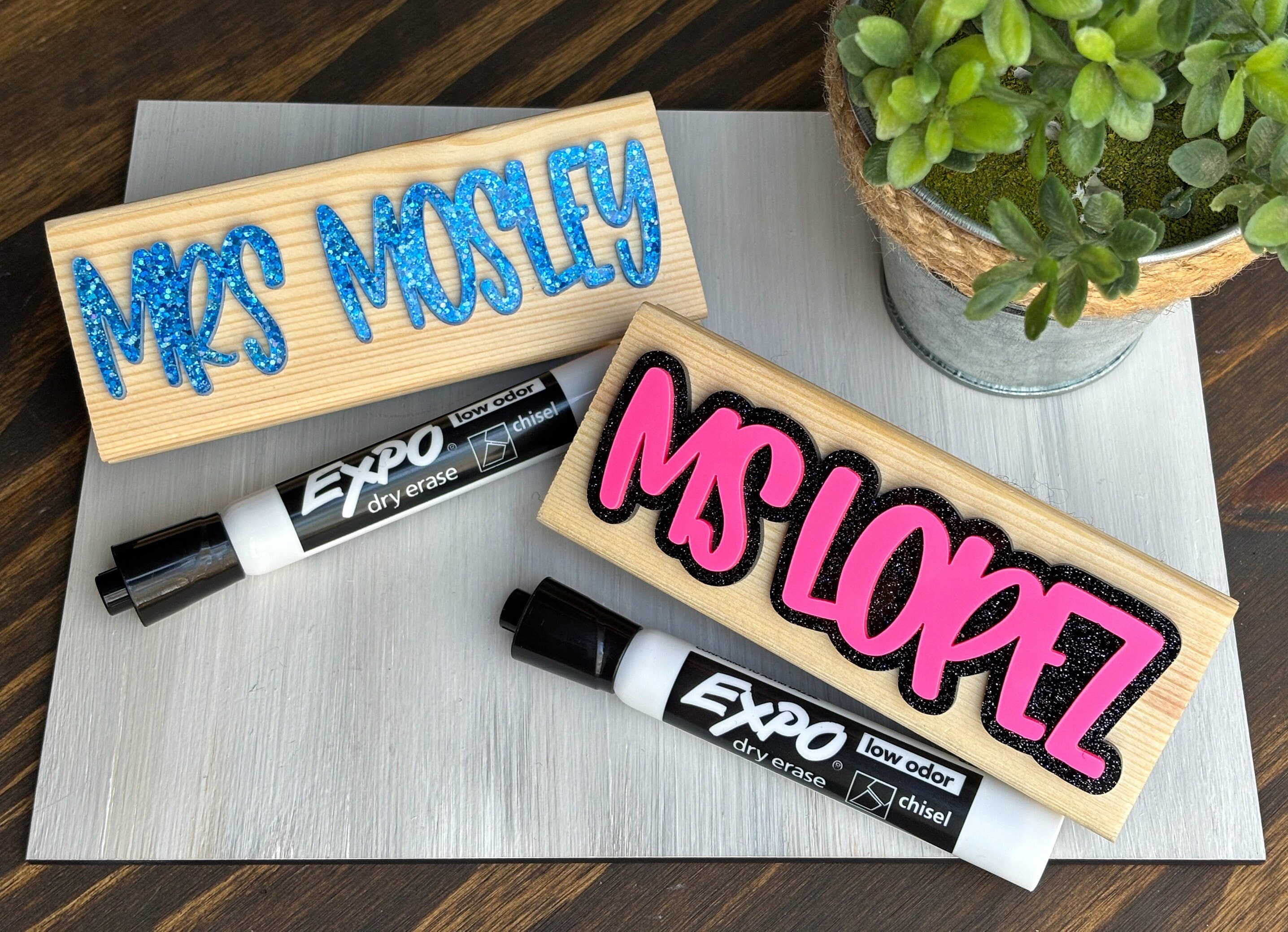 Teacher Gift Eraser Kit Personalized Eraser W/ Marker - Etsy