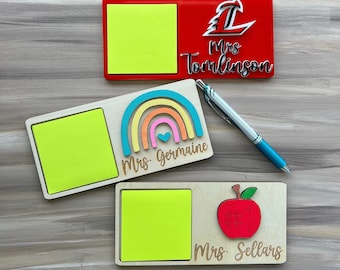 Post-it Note Holder Teacher Gift/Office/School Spirit