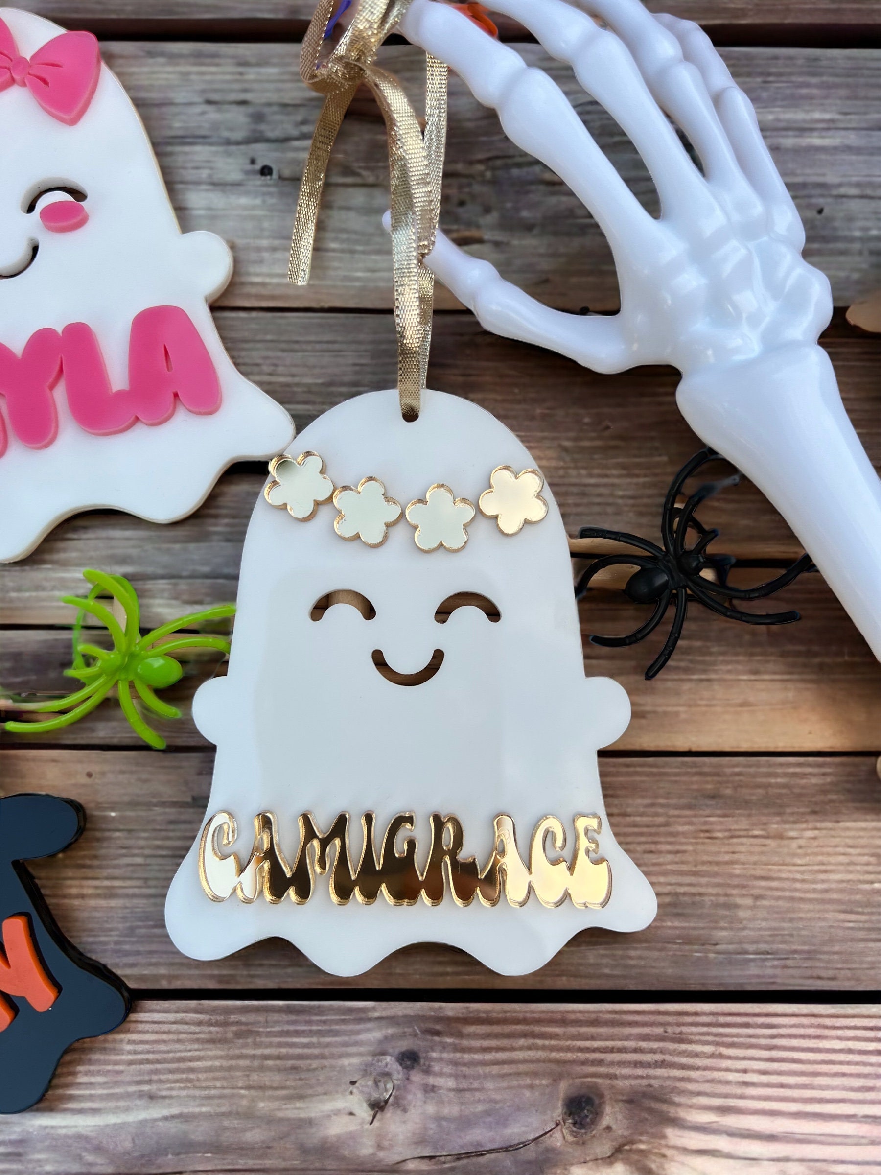 Boo Basket Name Tag Personalized Halloween Treat Bag Tag - Etsy