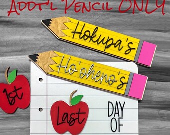Schulschild NUR Bleistift
