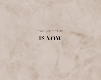 The time is now tee