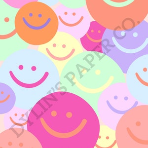 Smiley Face Graphic Design - Etsy