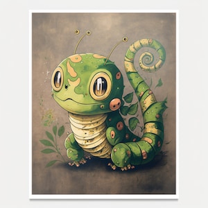 Caterpie Printed Papillon