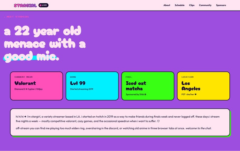 Y2K Maximalist WordPress-tema | Färgglad blockdesign för småföretag, bagerier, butiker och varumärkesskapare bild 7