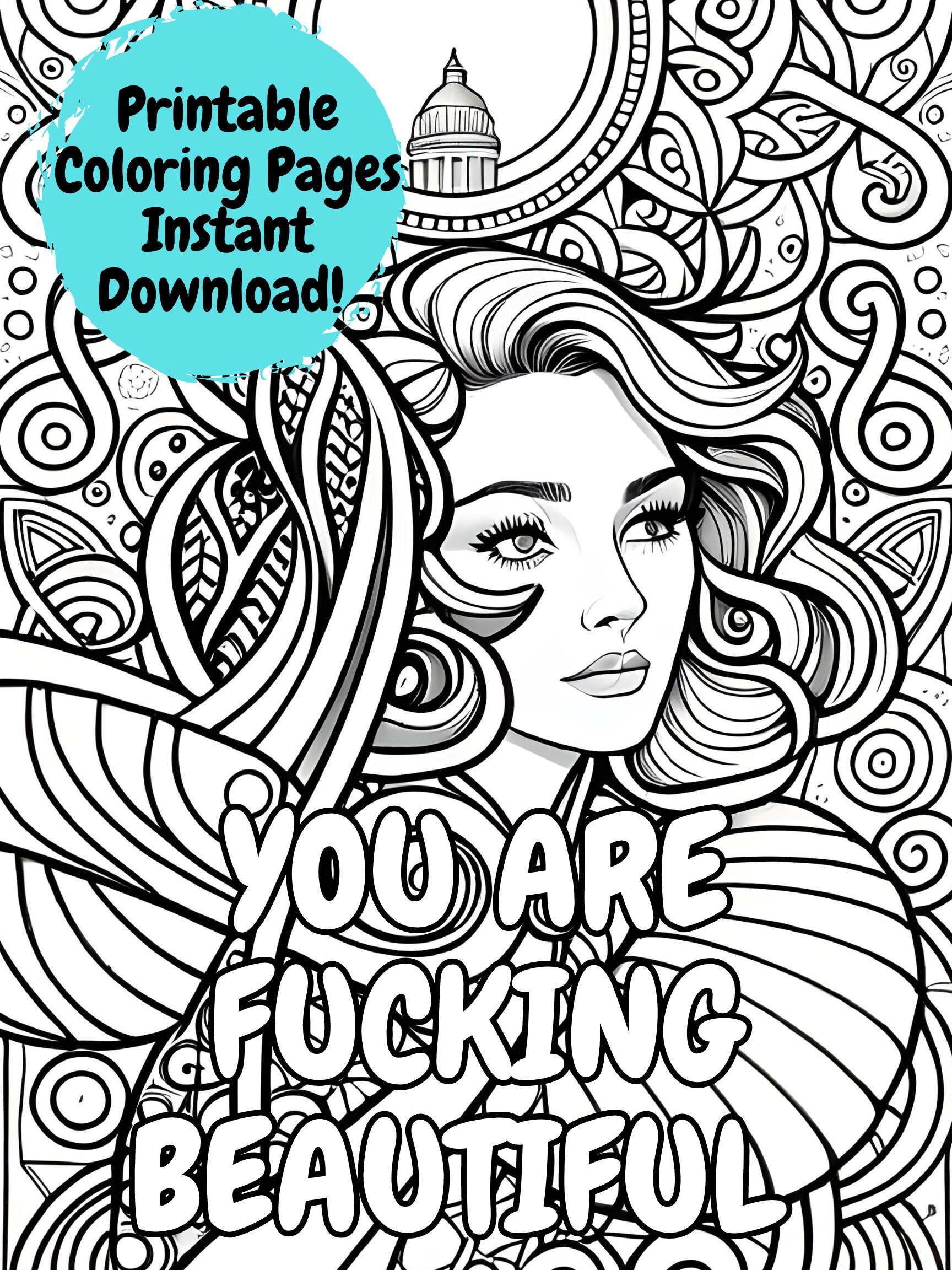 Coloring Book Printable Coloring Pages Positive Affirmation Coloring Book Printable Coloring Pages Positive Affirmation