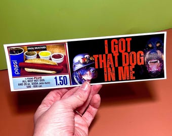 I Got That Dog in Me Costco Bumper Sticker or Magnet, Funny Meme Decal