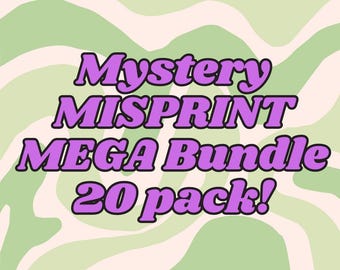Adesivos e ímãs Mega Misprint - Pacote com 20 unidades - Diversão sustentável!