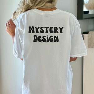 Mystery Shirt Comfort Colours Scatola t-shirt misteriosa per donna Scatola personalizzata per magliette misteriose Scatola regalo misteriosa Scatola t-shirt regalo Scatola regalo CC Grande