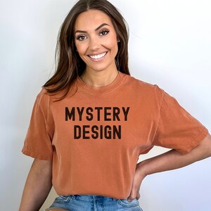 Mystery Shirt Comfort Colours Scatola t-shirt misteriosa per donna Scatola personalizzata per magliette misteriose Scatola regalo misteriosa Scatola t-shirt regalo Scatola regalo CC Grande