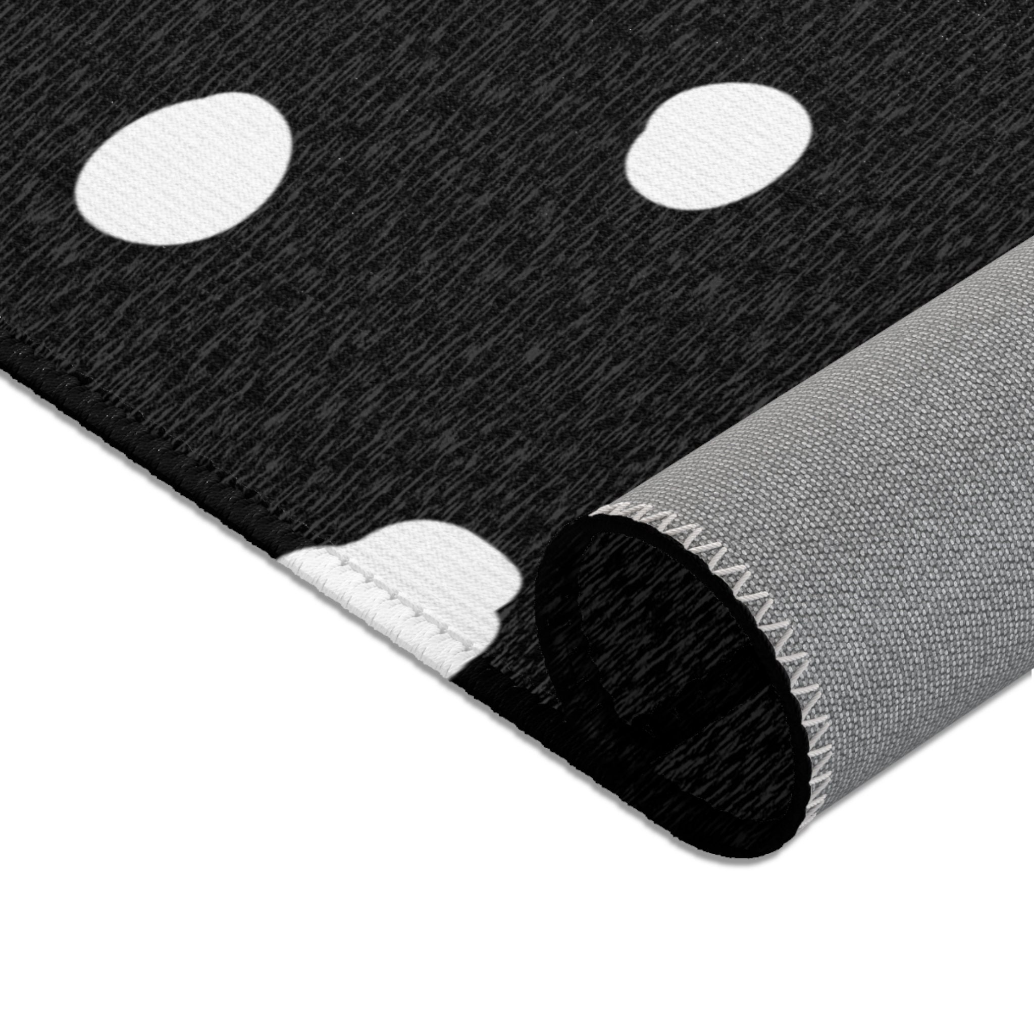 Polka Dot Rug for Classroom Neutral Area Rug Retro Classroom Decor ...