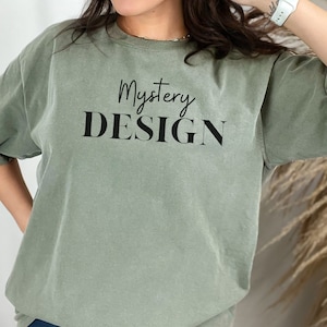 Mystery Shirt Comfort Colours Scatola t-shirt misteriosa per donna Scatola personalizzata per magliette misteriose Scatola regalo misteriosa Scatola t-shirt regalo Scatola regalo CC Grande