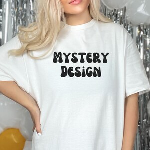 Mystery Shirt Comfort Colours Scatola t-shirt misteriosa per donna Scatola personalizzata per magliette misteriose Scatola regalo misteriosa Scatola t-shirt regalo Scatola regalo CC Grande