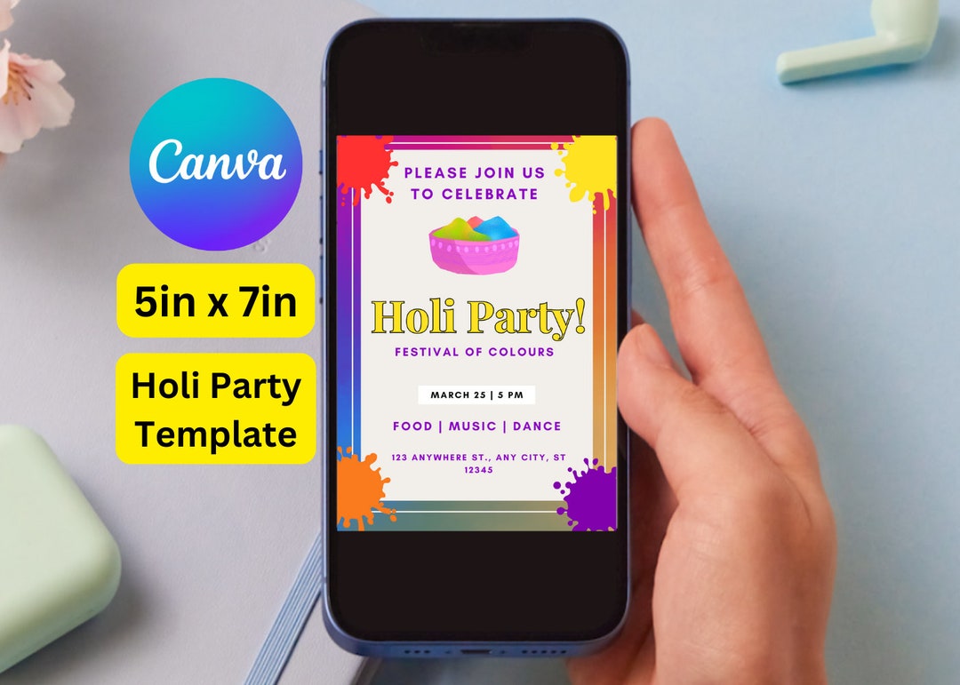 invite for holi
